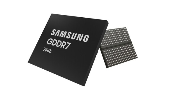 三星开发出其首款24Gb GDDR7 DRAM，助力下一代人工智能计算