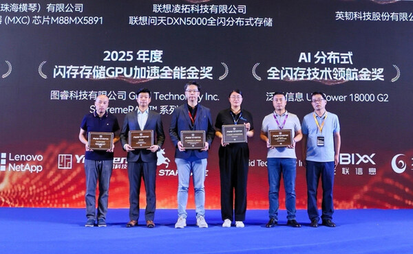 图睿科技荣膺2025全球闪存峰会 闪存存储GPU加速全能金奖 