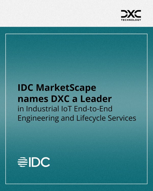 DXC获评工业物联网服务领导者